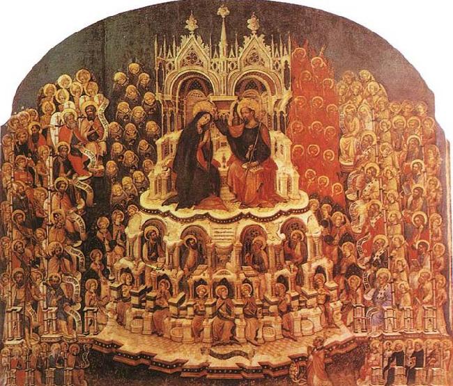 JACOBELLO DEL FIORE Coronation of the Virgin oil painting picture